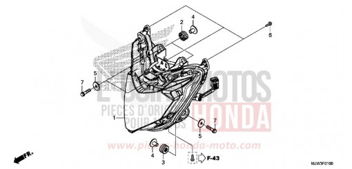 PROJECTEUR CB500XAH de 2017